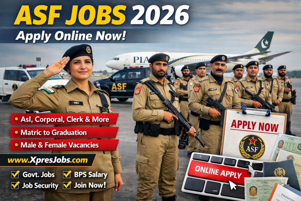 ASF Jobs 2026 – Latest Airport Security Force Vacancies Apply Online