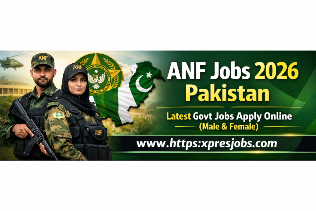 ANF Jobs 2026 Pakistan – Latest Govt Jobs Apply Online (Male & Female)