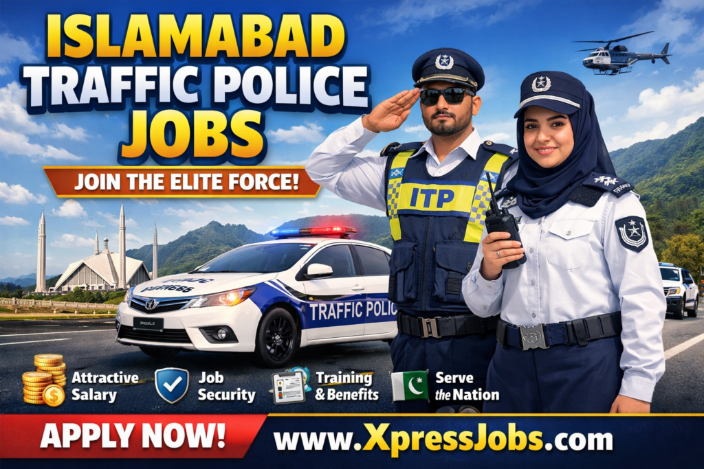 Latest Islamabad Traffic Police Jobs 2026 – Latest Vacancies Apply Online (Male & Female)