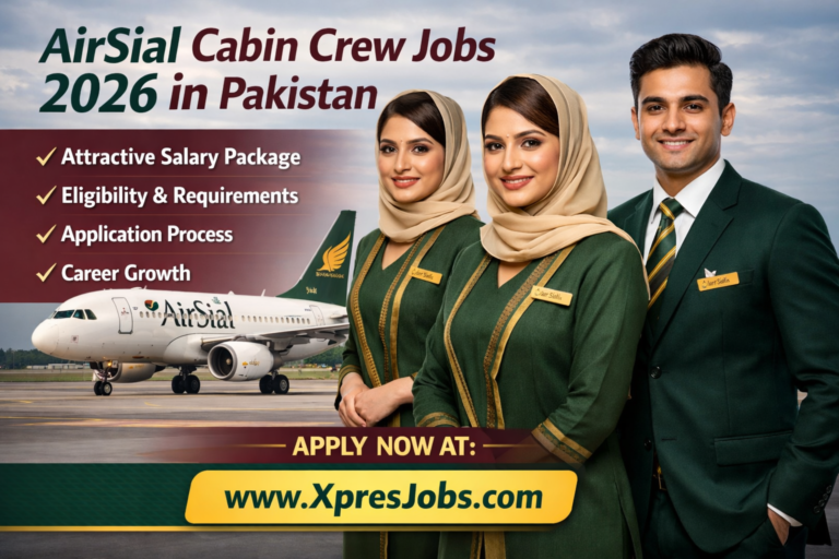 AirSial Cabin Crew Jobs 2026 – Apply Online for Air Hostess & Cabin Crew Vacancies