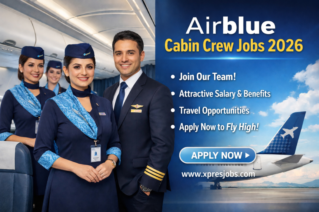 Airblue Cabin Crew Jobs 2026 – Latest Air Hostess Vacancies Apply Online