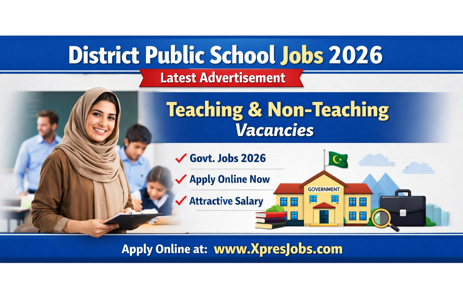 District Public School Jobs 2026 – Latest Advertisement, Eligibility and Last Date | Apply Online