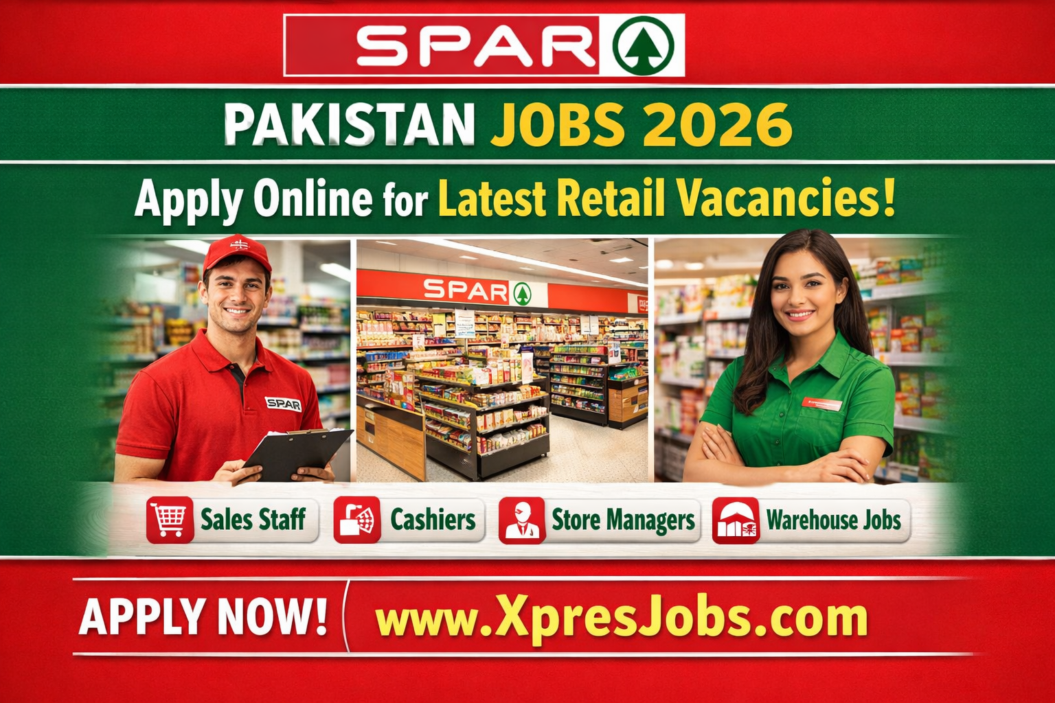 SPAR Pakistan Jobs 2026 – Apply Online for Latest Retail Vacancies