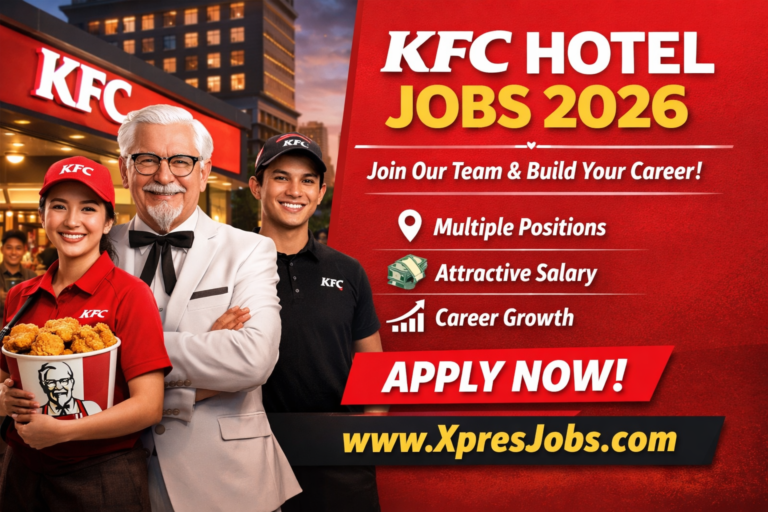 KFC Hotel Jobs 2026 – Apply Online for Male & Female Staff