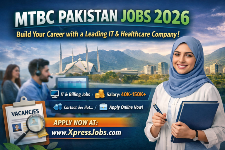 MTBC Pakistan Jobs 2026 – Apply Online | Male & Female