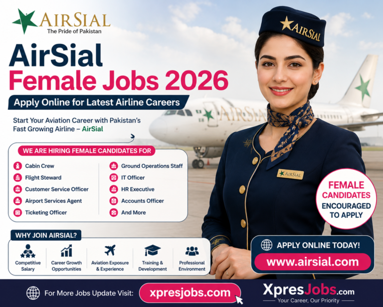 AirSial Jobs 2026 – Apply Online for Female Candidates