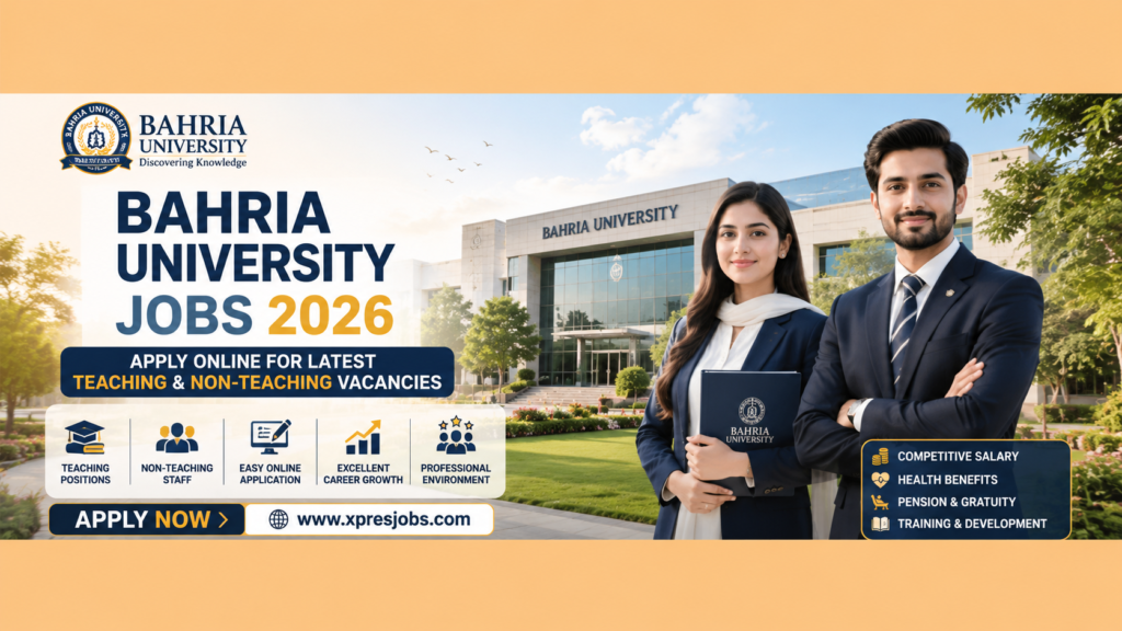 Bahria University Jobs 2026 – Apply Online for Latest Teaching & Non-Teaching Vacancies